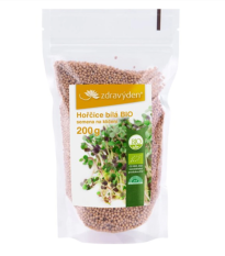 BIO fehér mustár – Sinapis alba – bio csíráztatásra szánt magok – 200 g