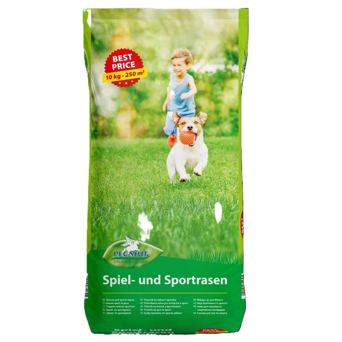 Szabadidős és sportcélú gyep – Pegasus magkeverék – 10 kg