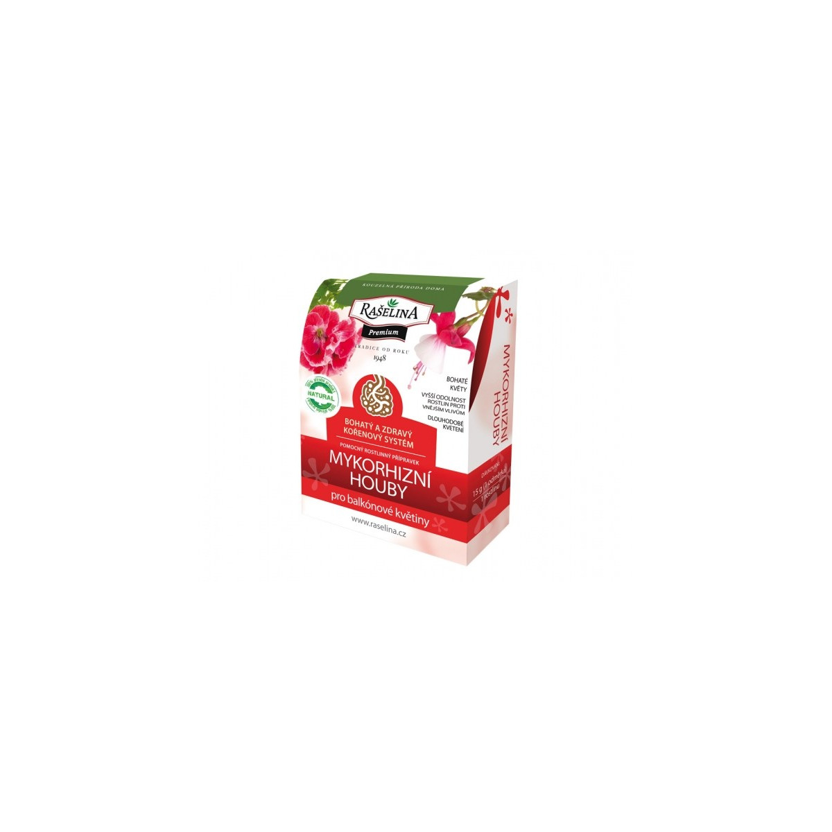 Mykorhizní houby pro balkónové květiny - 750 g
