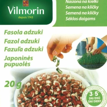Fazol adzuki - semena na klíčky - 20 g