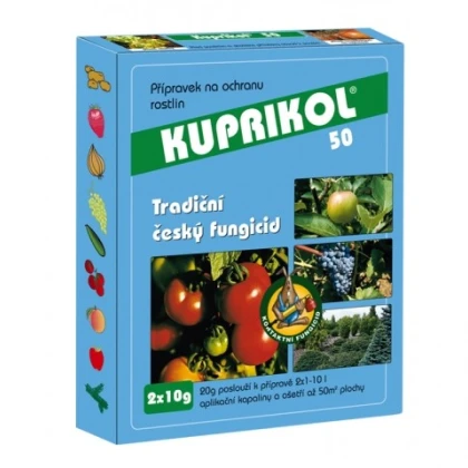 Kuprikol fungicid proti bakteriálním a houbovým nemocem - 2 x 10 g 