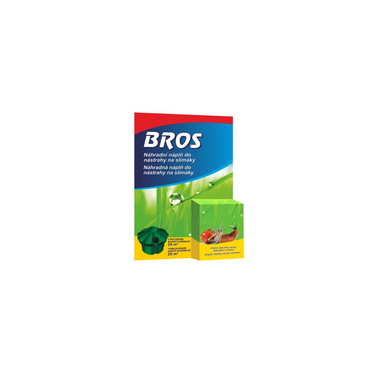 Náhradní náplň do nástrah na slimáky - hlemýždě Bros - 5ml
