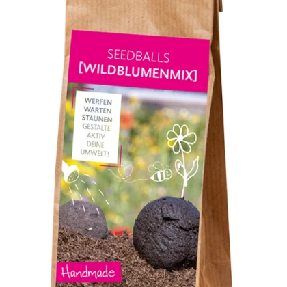 Semenné kuličky plné divokých květin - 5 ks