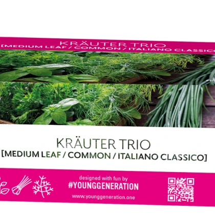 Pěstební sada na pěstování bylinek včetně pozinkovaného květináče - 1 ks