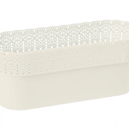 Truhlík BELLA - krémový - 50 cm - 1 ks