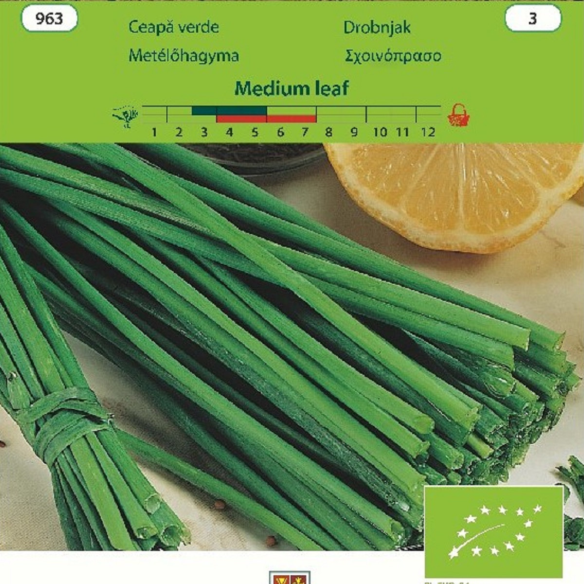 BIO Pažitka Medium leaf - Allium schoenoprasum L. - bio semena - 1 g