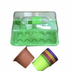 Üvegházak és virágládák